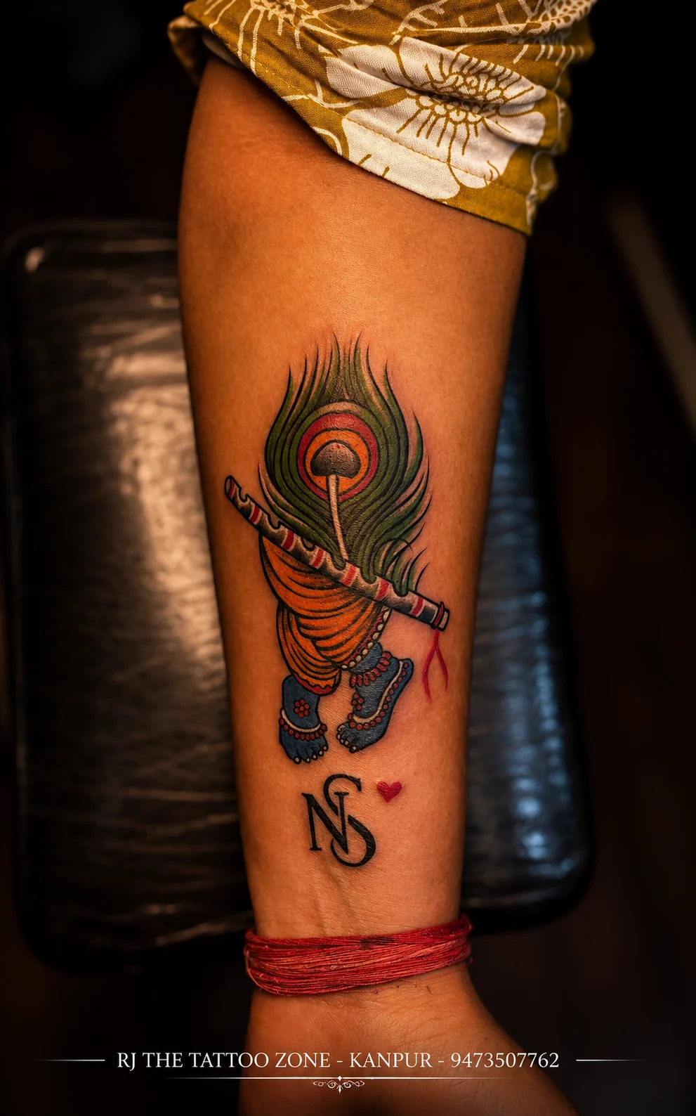 Best Tattoo Artist in Kanpur krishna morpankh tattoo